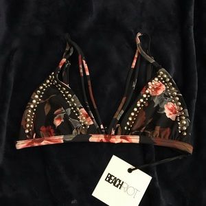 🌻[make offer] Floral bikini bra Brand new 100%